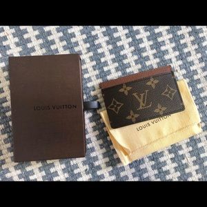 Authentic Louis Vuitton Monagram Card holder